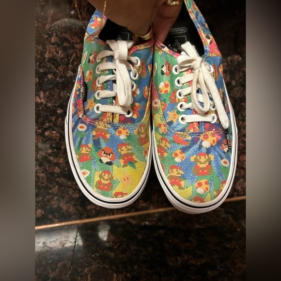 Nintendo limited edition collab Mario 64 vans authentic UNISEX M8 W9.5 - Picture 7 of 11